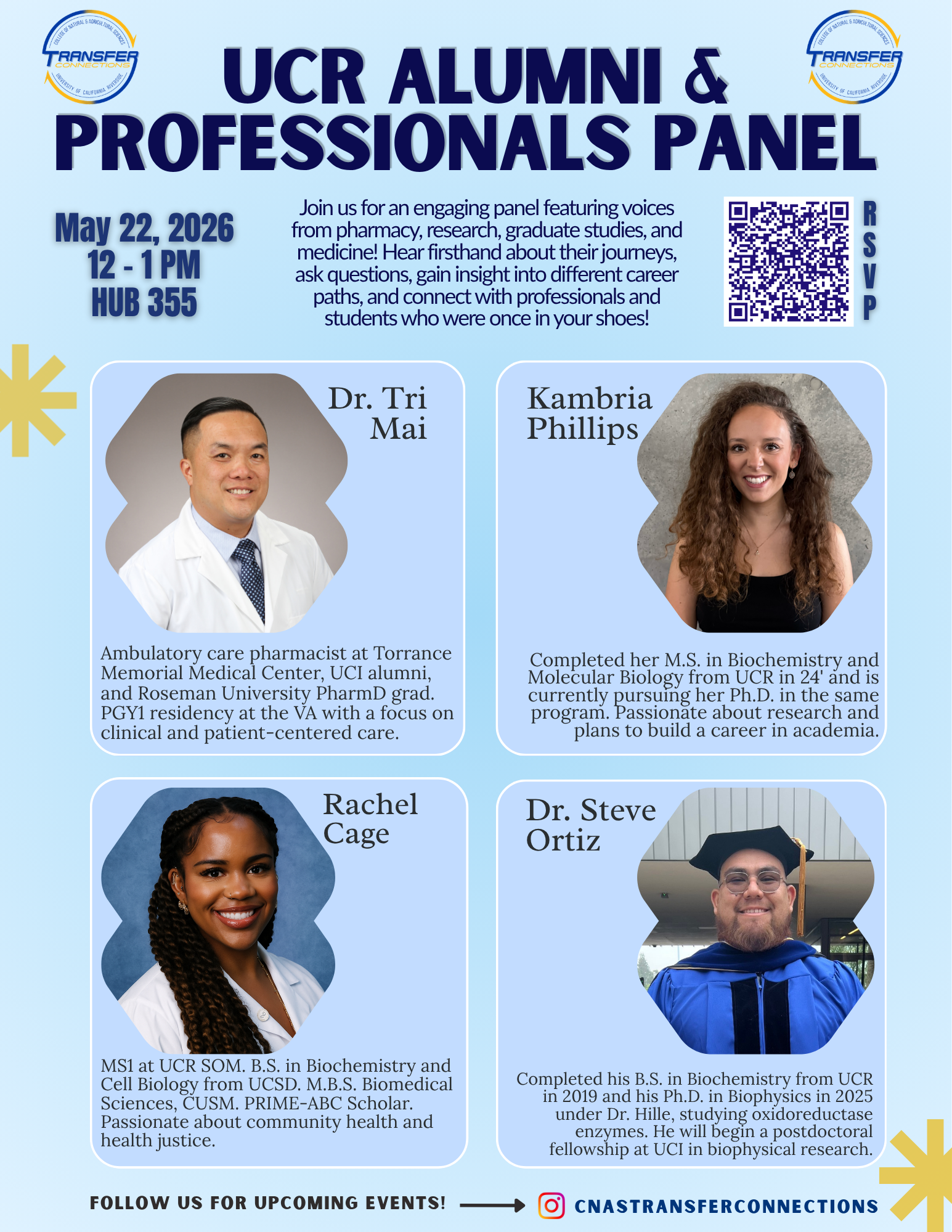 UCR Alumni and Professionals Panel